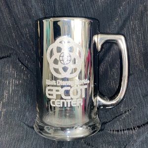 Epcot Center Mercury Glass Mug flaw shown in pic 4